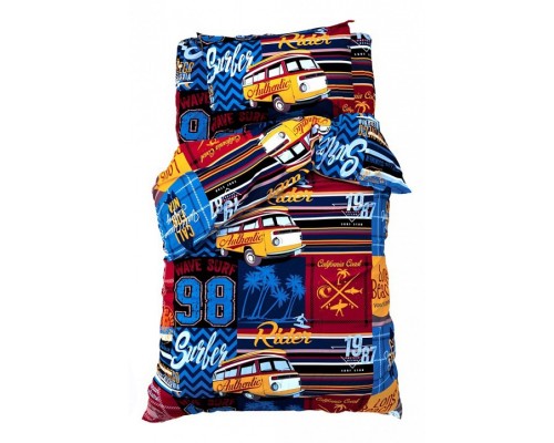 Постельное белье полутораспальное Сёрфер