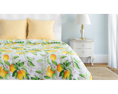 Постельное белье двуспальное Лимонное утро
