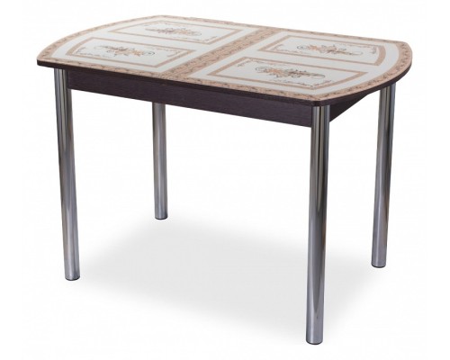 Стол обеденный Танго ПО со стеклом