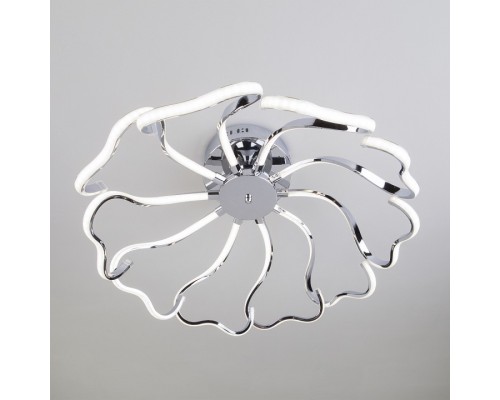 Потолочная люстра Eurosvet Begonia 90095/10 хром 100W