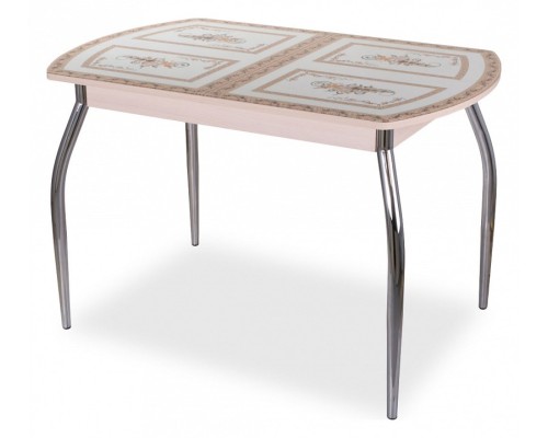 Стол обеденный Танго ПО со стеклом