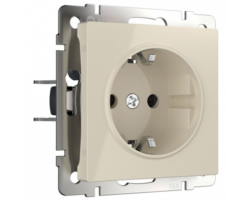 Розетка двойная с заземлением без рамки Werkel W117 6 W1171303