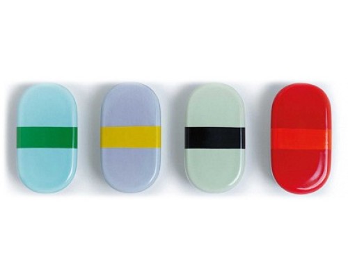 Набор из 4 контейнеров (9x4.9x3.8 см) Tiny pc01