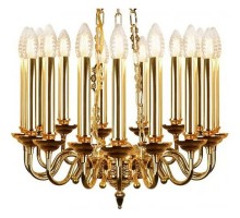 Подвесная люстра iLamp Louvre MD8551-15 GD