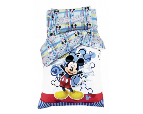 Постельное белье полутораспальное Микки Маус