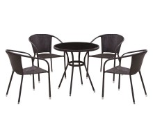 Набор уличный T282ANS/Y137C-W53 Brown 4Pcs