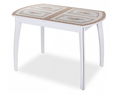 Стол обеденный Танго ПО со стеклом