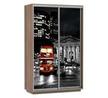 Шкаф-купе Экспресс Фото Дуо Ночной Лондон 1600x600x2200