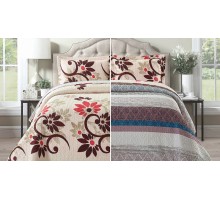 Покрывало с наволочками евростандарт Cler