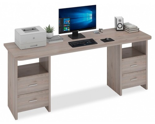 Стол письменный Домино Lite СКЛ-Прям190Р+2ТЯЛ