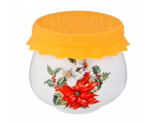 Банка для пищевых продуктов (8x7 см) Пуансетия 359-453