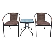 Набор уличный Асоль-3А TLH-037AR2/055S-45х45 Cappuccino 2Pcs
