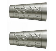 Набор из 2 наконечников для карнизов Конус с орнаментом