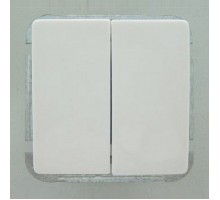 Выключатель двухклавишный без рамки Imex 1122L 1122L-S100