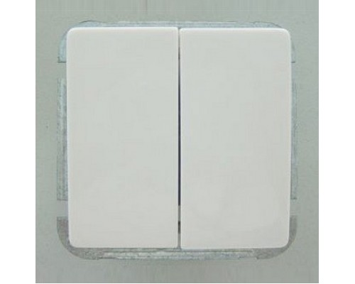 Выключатель двухклавишный без рамки Imex 1122L 1122L-S100