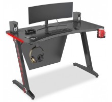 Стол компьютерный CS-GTZ-BK-CARBON-RED