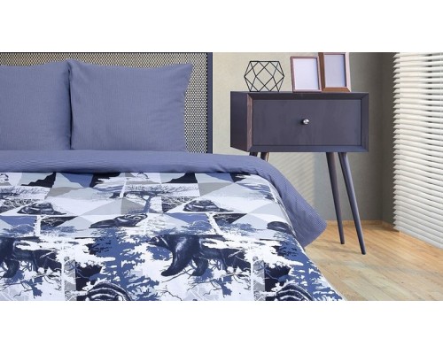 Постельное белье полутораспальное Геометрия леса