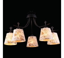 Подвесная люстра Natali Kovaltseva Alps ALPS 11430/5С BROWN GOLD