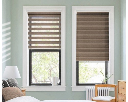 Штора рулонная (65х170 см) День-Ночь