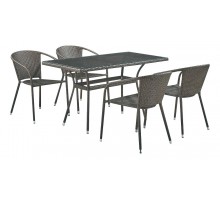 Набор уличный T286A/Y137C-W53 Brown 4Pcs