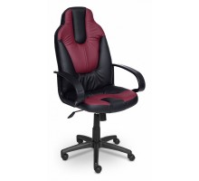 Кресло компьютерное Neo 1 черный/бордовый