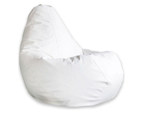 Кресло-мешок Белая ЭкоКожа 2XL