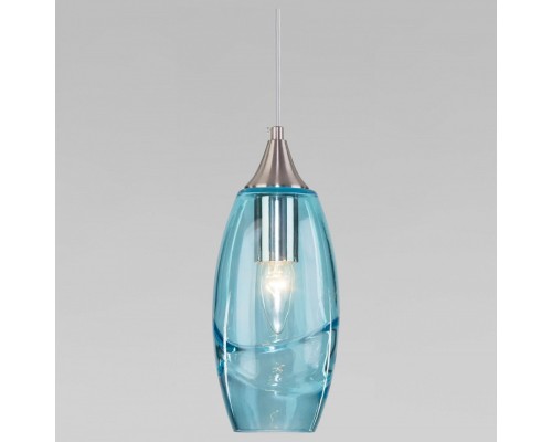 Подвесной светильник Eurosvet Lotus 50222/1 голубой