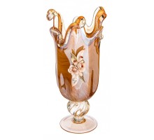 Ваза настольная (34 см) White Cristal Noce Venezia 647-758