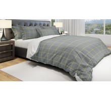 Постельное белье евростандарт Eco Cotton Grillage GY