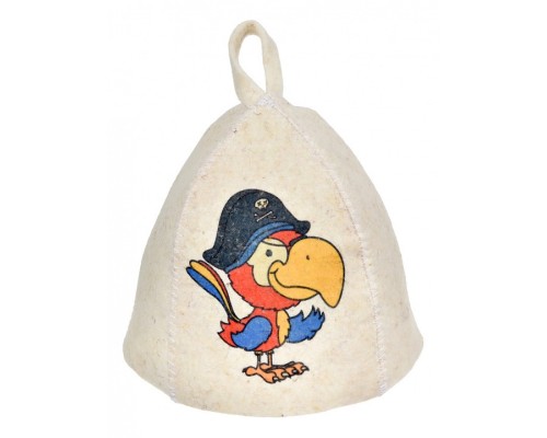 Шапка для бани детская Попугай