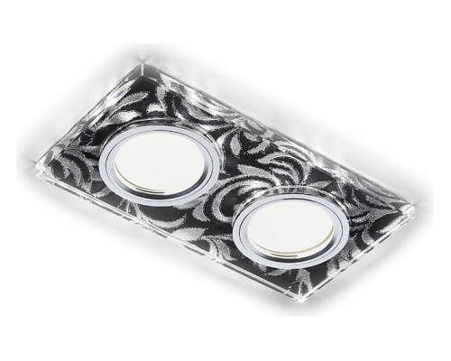 Встраиваемый светильник Ambrella Led S234 S234/2 BK/CH/WH