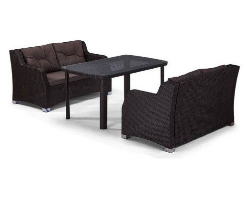 Набор уличный Жирона T51A/S51A-W53 Brown