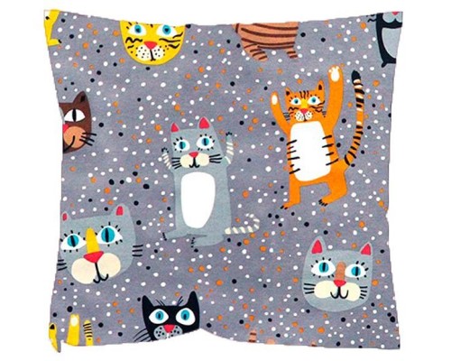 Подушка декоративная (40x40 см) Cats