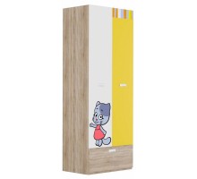 Шкаф платяной Юниор Оранжевая Корова