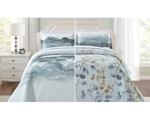 Покрывало с наволочками полутораспальное Cler