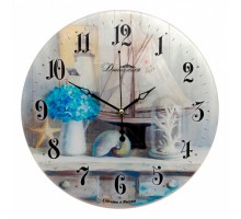 Настенные часы (33 см) Морской прованс 01-074