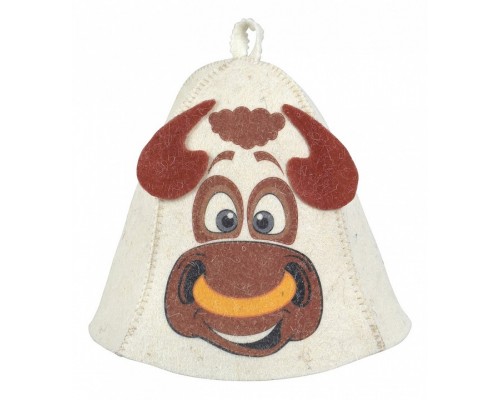 Шапка для бани универсальная (24x20 см) Бык