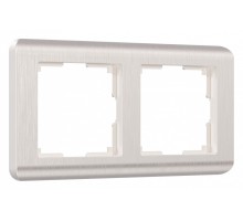 Рамка на 2 поста Werkel Stream перламутровый W0022113