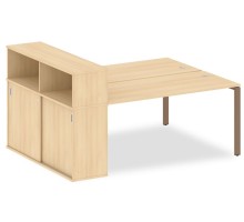 Стол письменный Metal System БП.РС-СШК-2.4 Т