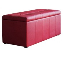 Банкетка-сундук Лонг красная