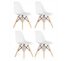 Набор из 4 стульев Eames