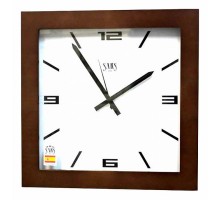 Настенные часы (45x45см) SARS 0195 Walnut