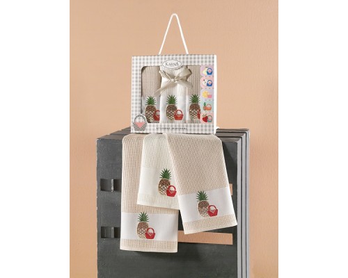 Набор из 3 полотенец для кухни (45x65 см) Panier