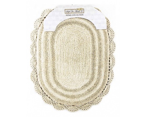 Набор из 2 ковриков для ванной Pamella S.306беж