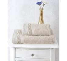 Набор из 2 полотенец для ванной Nelsi S.069беж