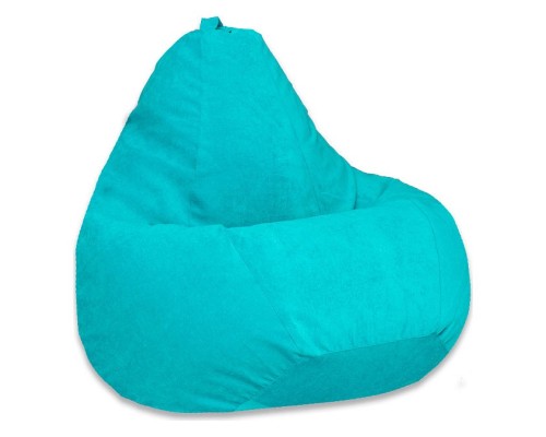 Кресло-мешок Бирюзовый Микровельвет XL