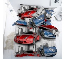 Постельное белье детское Скоростные гонки