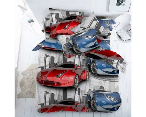 Постельное белье детское Скоростные гонки