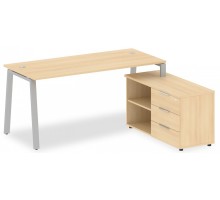 Стол письменный Metal System БА.РС-СТС-2.4 (R)