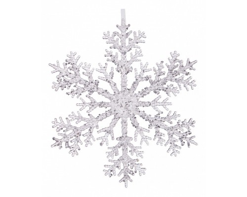 Елочная игрушка (25 см) Снежинка 788-088